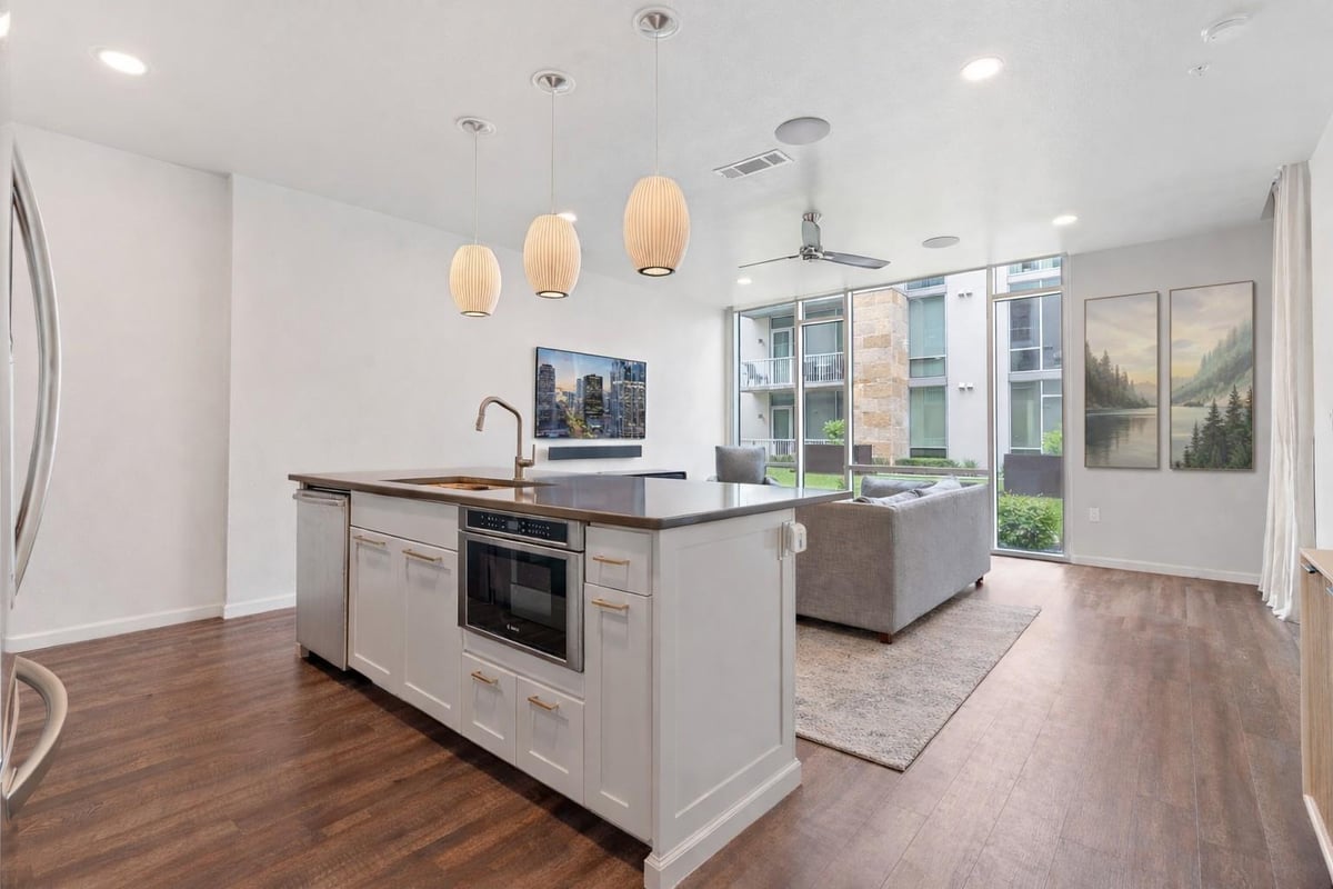 Kitchen at 1600 Barton Springs Rd Unit #2102 - 1 bed 1 bath home