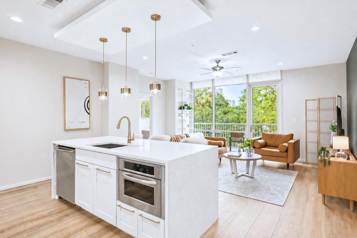 View 1600 Barton Springs Rd Unit #4205 in Bartonplace Condo 1600 Barton Springs Rd Unit #4205 - front exterior - Luxury home in Bartonplace Condo, Austin, TX