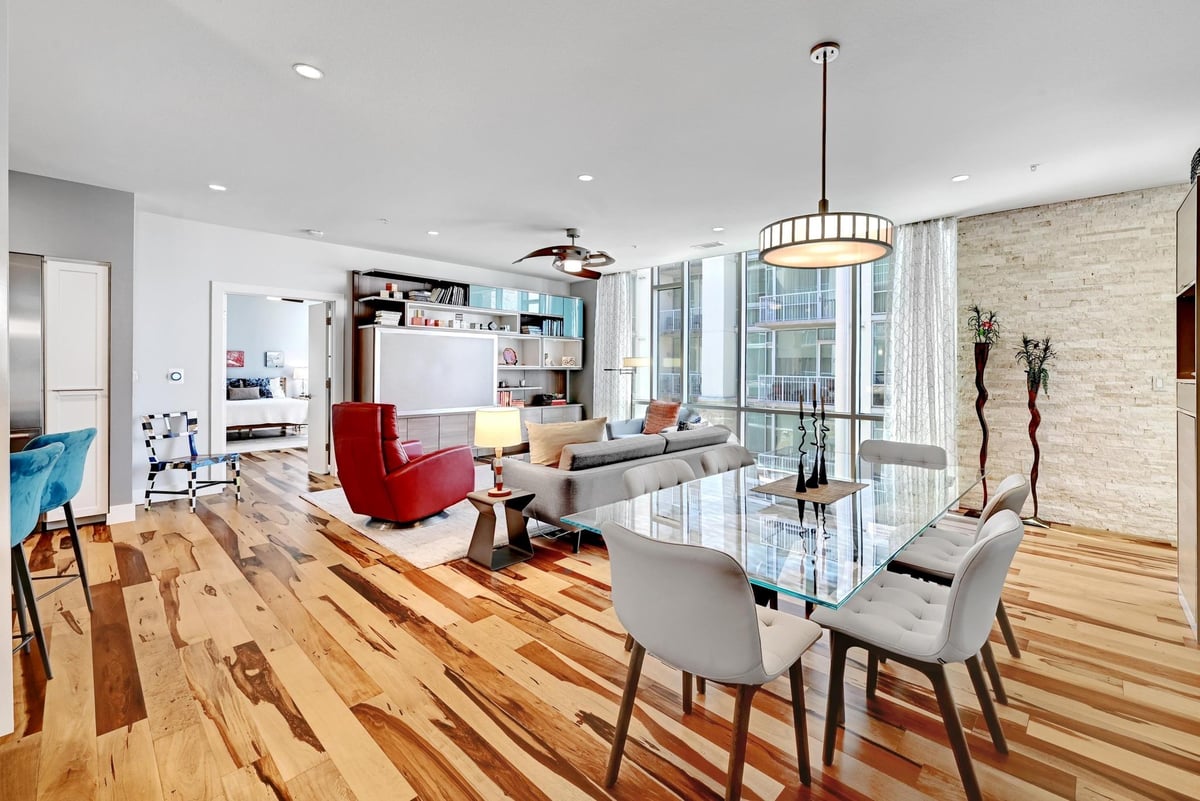 View 1600 Barton Springs Rd Unit #4301 in Bartonplace Condo 1600 Barton Springs Rd Unit #4301 - front exterior - Luxury home in Bartonplace Condo, Austin, TX