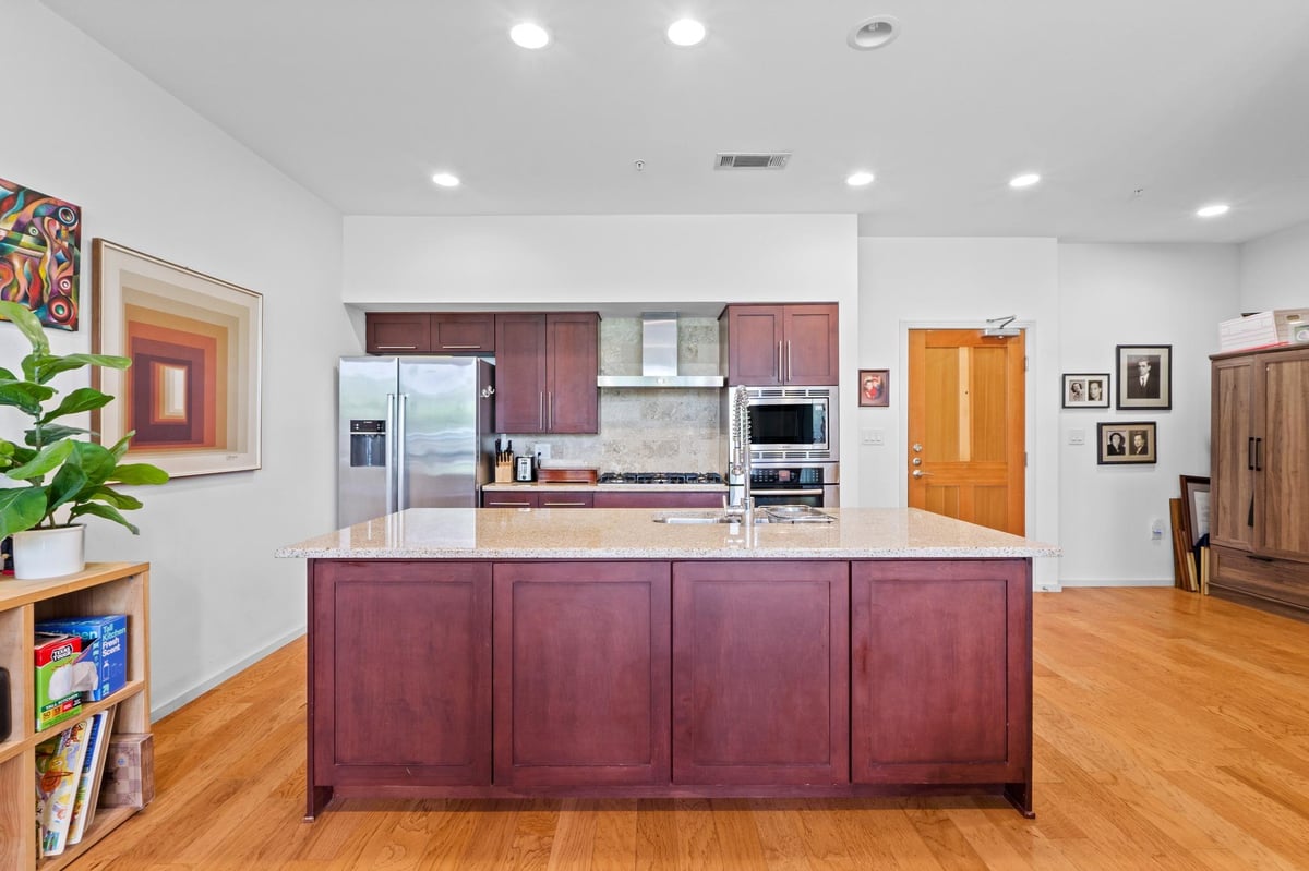 Living area at 1600 Barton Springs Rd Unit #5102 - 1 bed 1 bath home