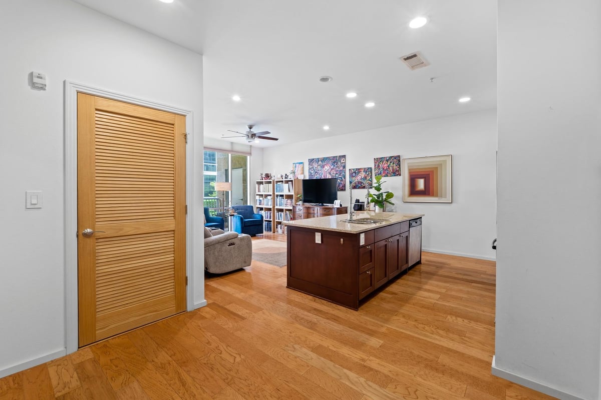 Kitchen at 1600 Barton Springs Rd Unit #5102 - 1 bed 1 bath home