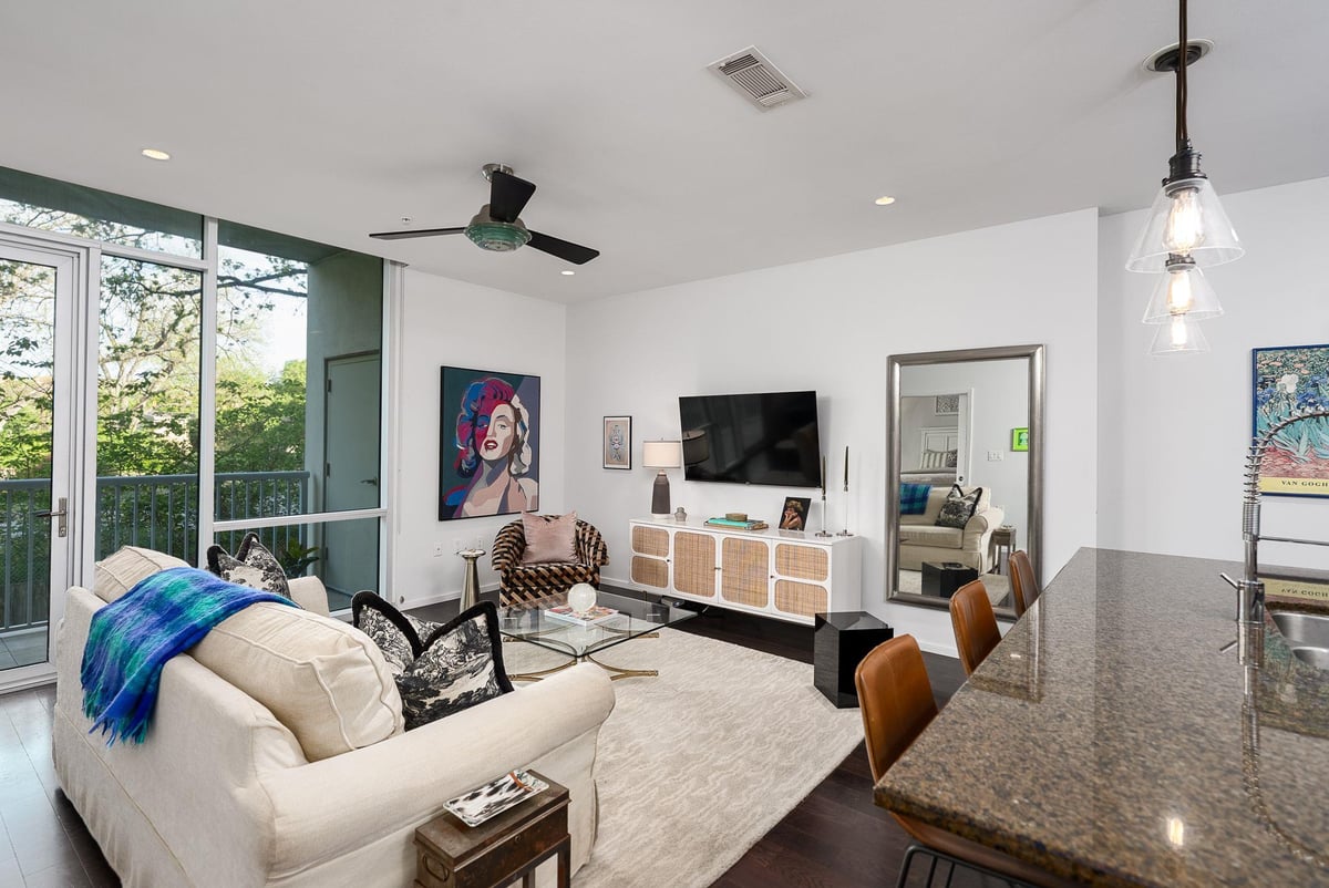 View 1600 Barton Springs Rd Unit #5108 in Bartonplace Condo 1600 Barton Springs Rd Unit #5108 - front exterior - Luxury home in Bartonplace Condo, Austin, TX