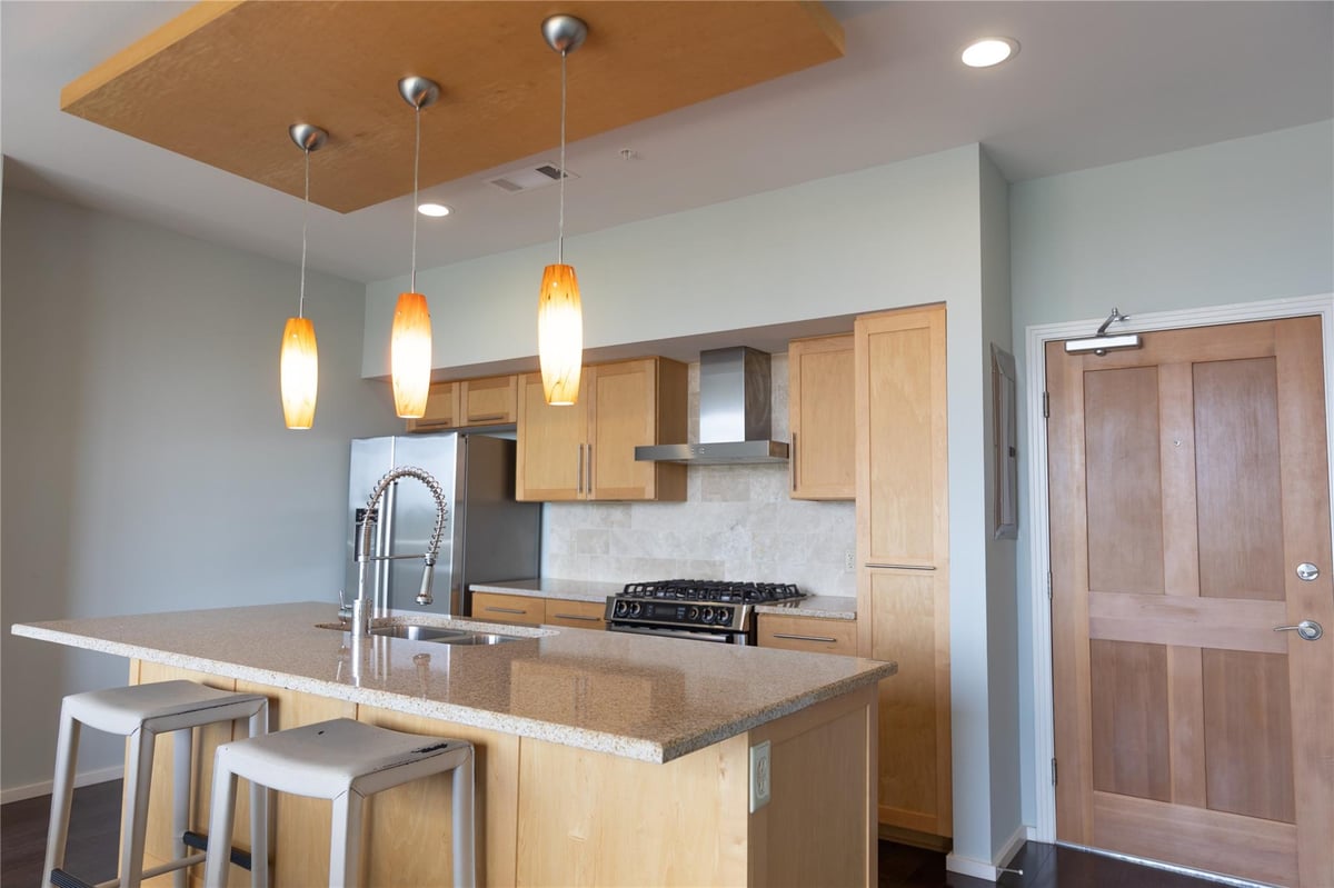 View 1600 Barton Springs Rd Unit #5610 in Bartonplace Condo 1600 Barton Springs Rd Unit #5610 - front exterior - Luxury home in Bartonplace Condo, Austin, TX