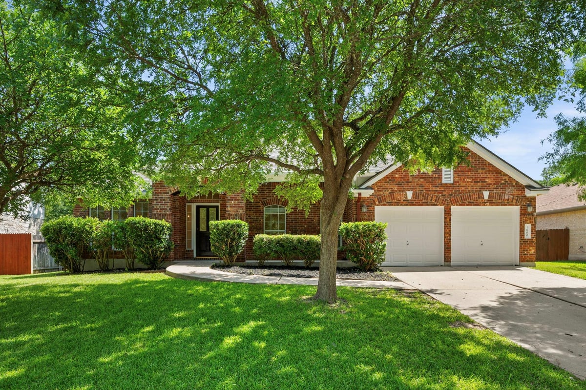 View 1600 Colton WAY in Buttercup Creek Ph 04 Sec 06 1600 Colton WAY - front exterior - Luxury home in Buttercup Creek Ph 04 Sec 06, Cedar Park, TX