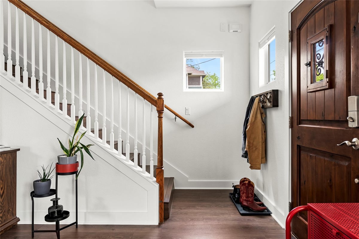 Primary bedroom at 1600 Maple Ave Unit #1 - 3 bed 3 bath home