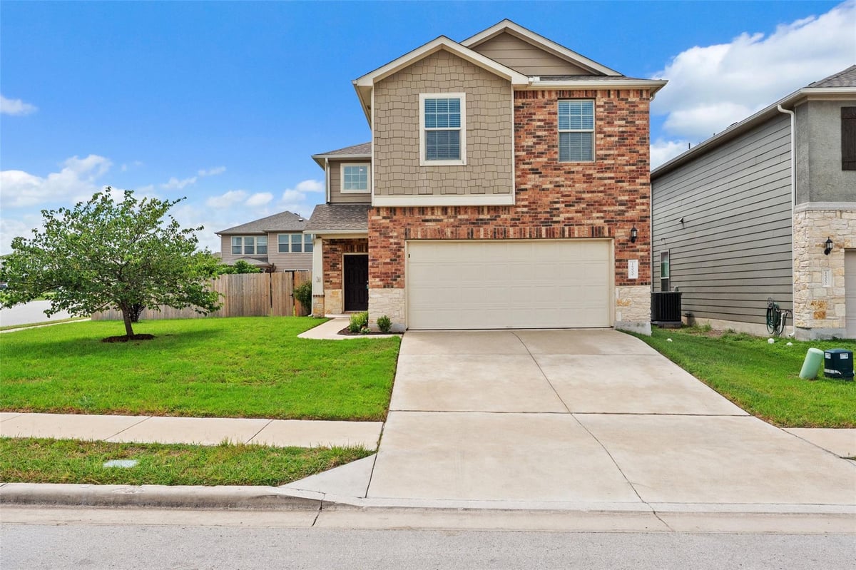 View 16000 Canberra TRL in Raceway Single Family Sub Sec 16000 Canberra TRL - front exterior - Luxury home in Raceway Single Family Sub Sec, Austin, TX
