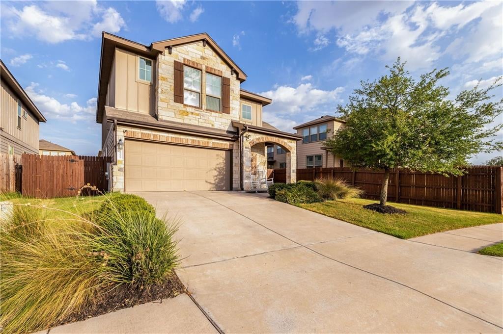 View 16009 Mcaloon Way in Raceway Single Family Sub Sec 16009 Mcaloon Way - front exterior - Luxury home in Raceway Single Family Sub Sec, Austin, TX