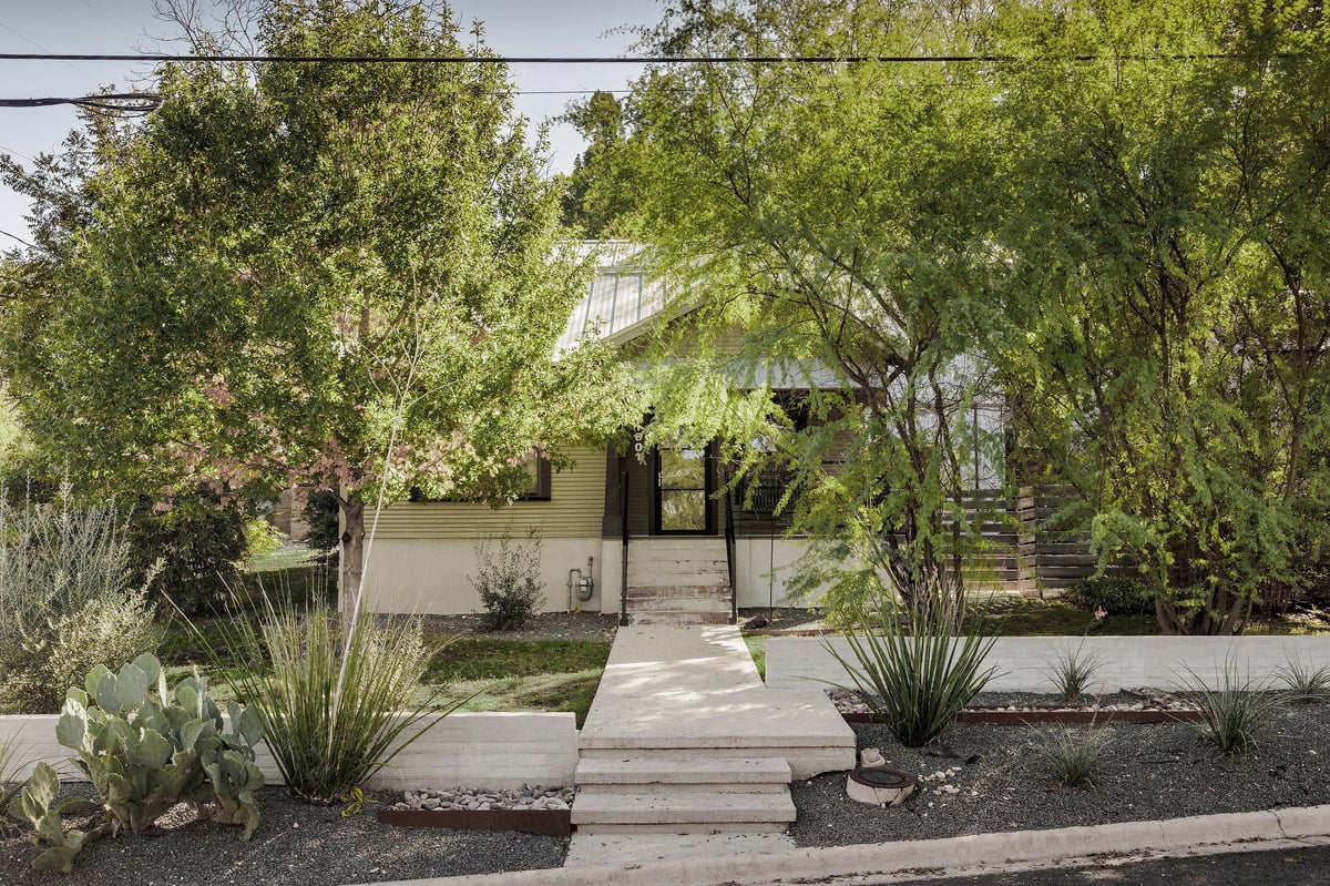 1601 Alameda Dr - front exterior - Luxury home in Travis Heights, Austin, TX