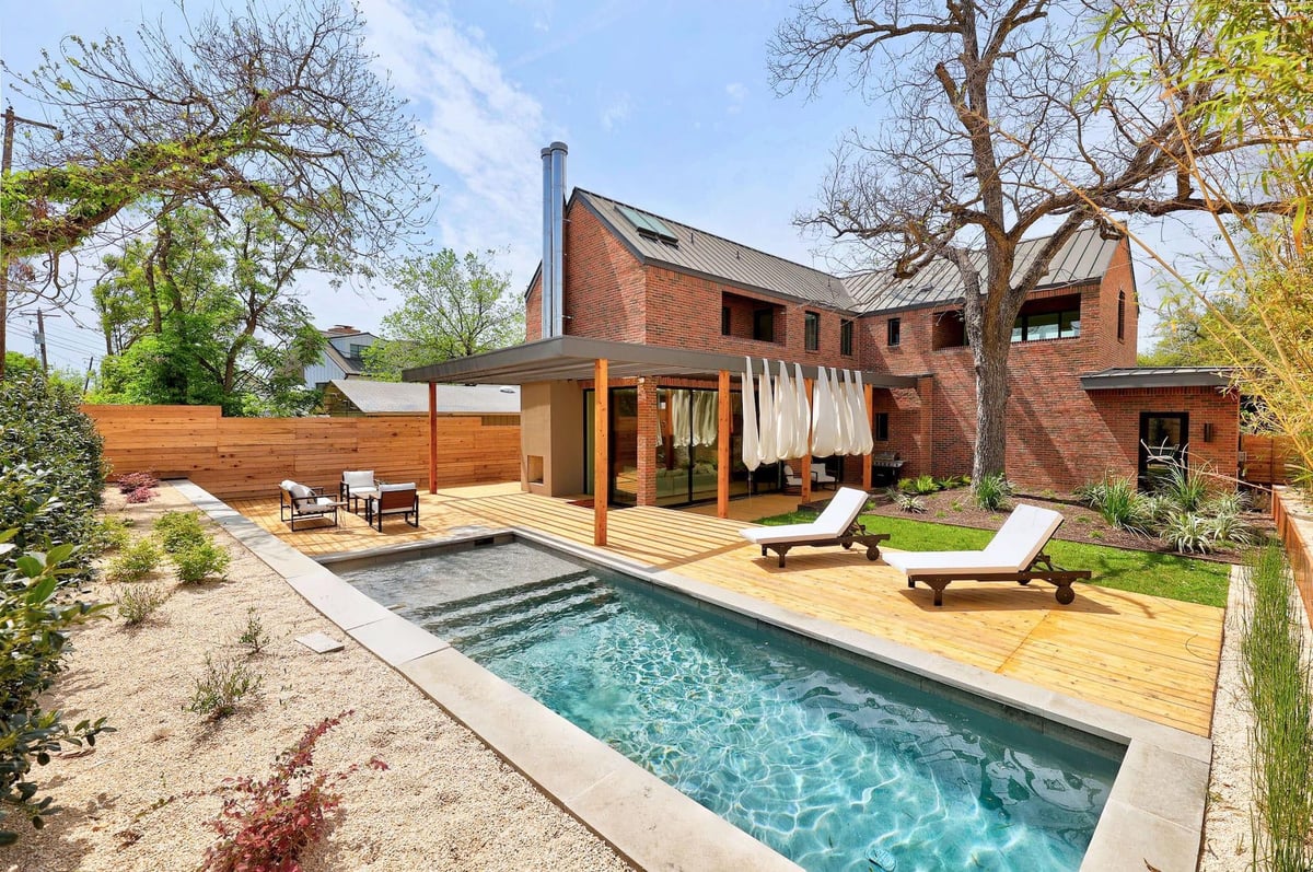 1601 Woodlawn Blvd - front exterior - Luxury home in old enfield, Austin, TX