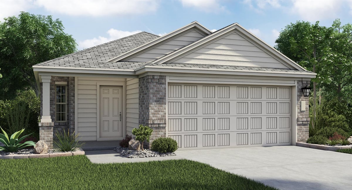 1602 Roaming Oak BND - front exterior - Luxury home in Woodfield Preserve, Georgetown, TX