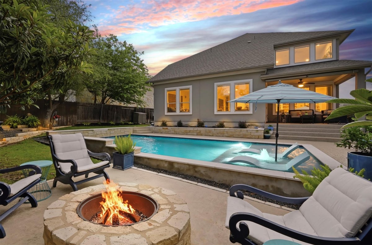 View 16032 La Rosa Dr in Bella Colinas Sec 1 16032 La Rosa Dr - front exterior - Luxury home in Bella Colinas Sec 1, Austin, TX