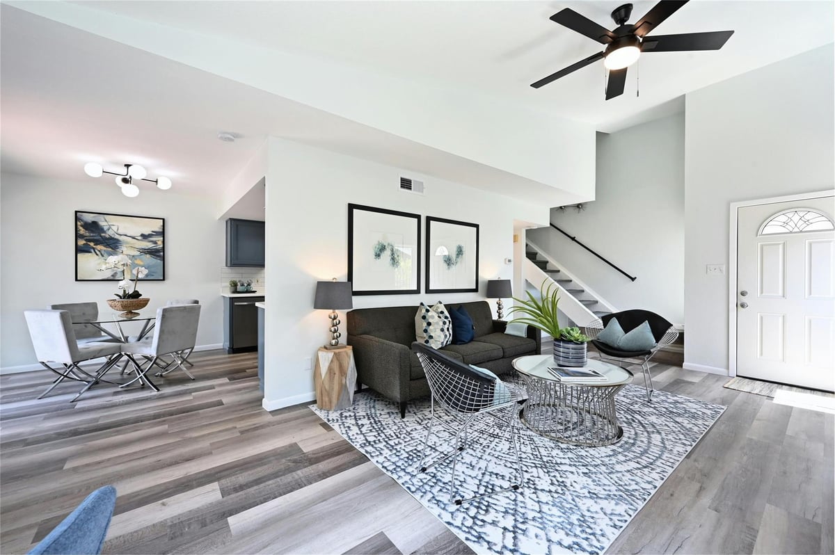 1605 Coronado Hills Dr Unit #D - front exterior - Luxury home in Villas Coronado Hills, Austin, TX