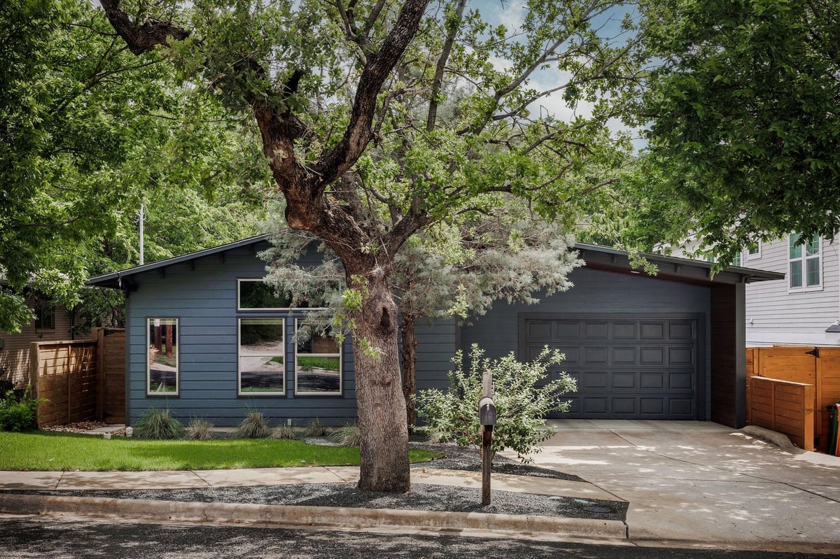 View 1605 Maple Ave in Glenwood Add 1605 Maple Ave - front exterior - Luxury home in Glenwood Add, Austin, TX