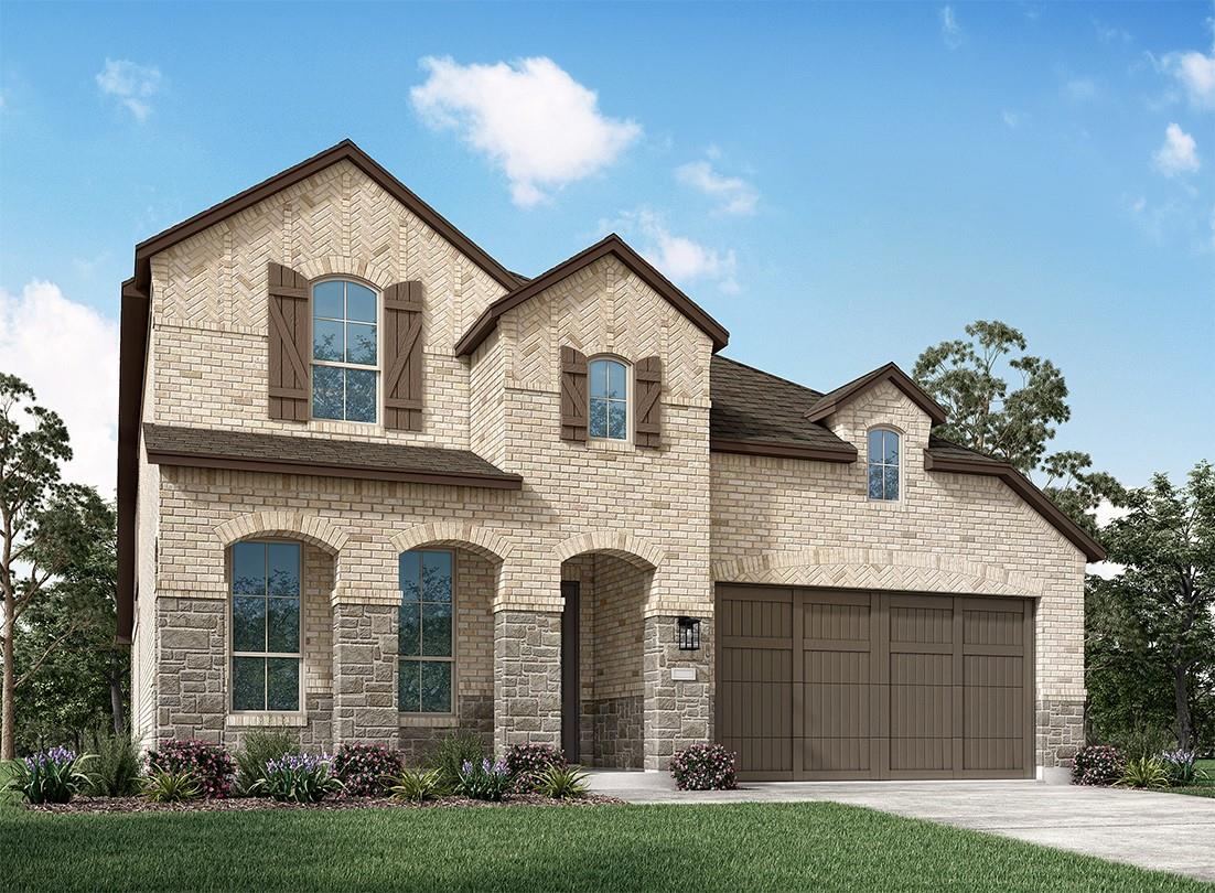 View 1606 Crimson Sunset Dr in Wolf Ranch West Sec 7B 1606 Crimson Sunset Dr - front exterior - Luxury home in Wolf Ranch West Sec 7B, Georgetown, TX
