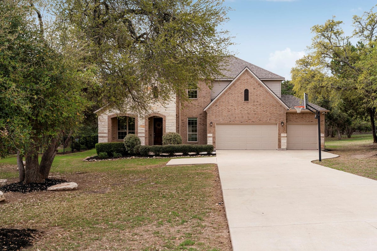 1606 Flint Rock Loop - front exterior - Luxury home in Rim Rock Ph Three Sec Three, Driftwood, TX