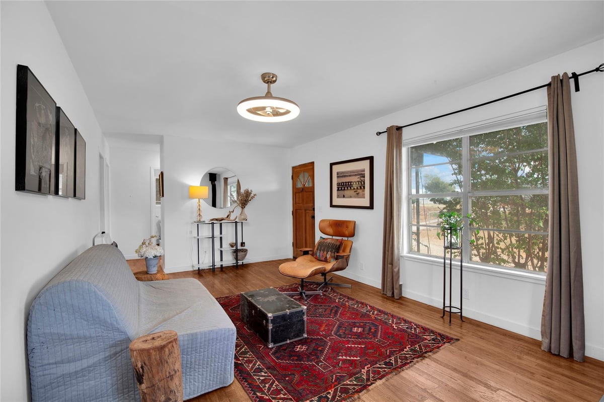 Primary bedroom at 1607 E 4th St - 2 bed 1 bath home