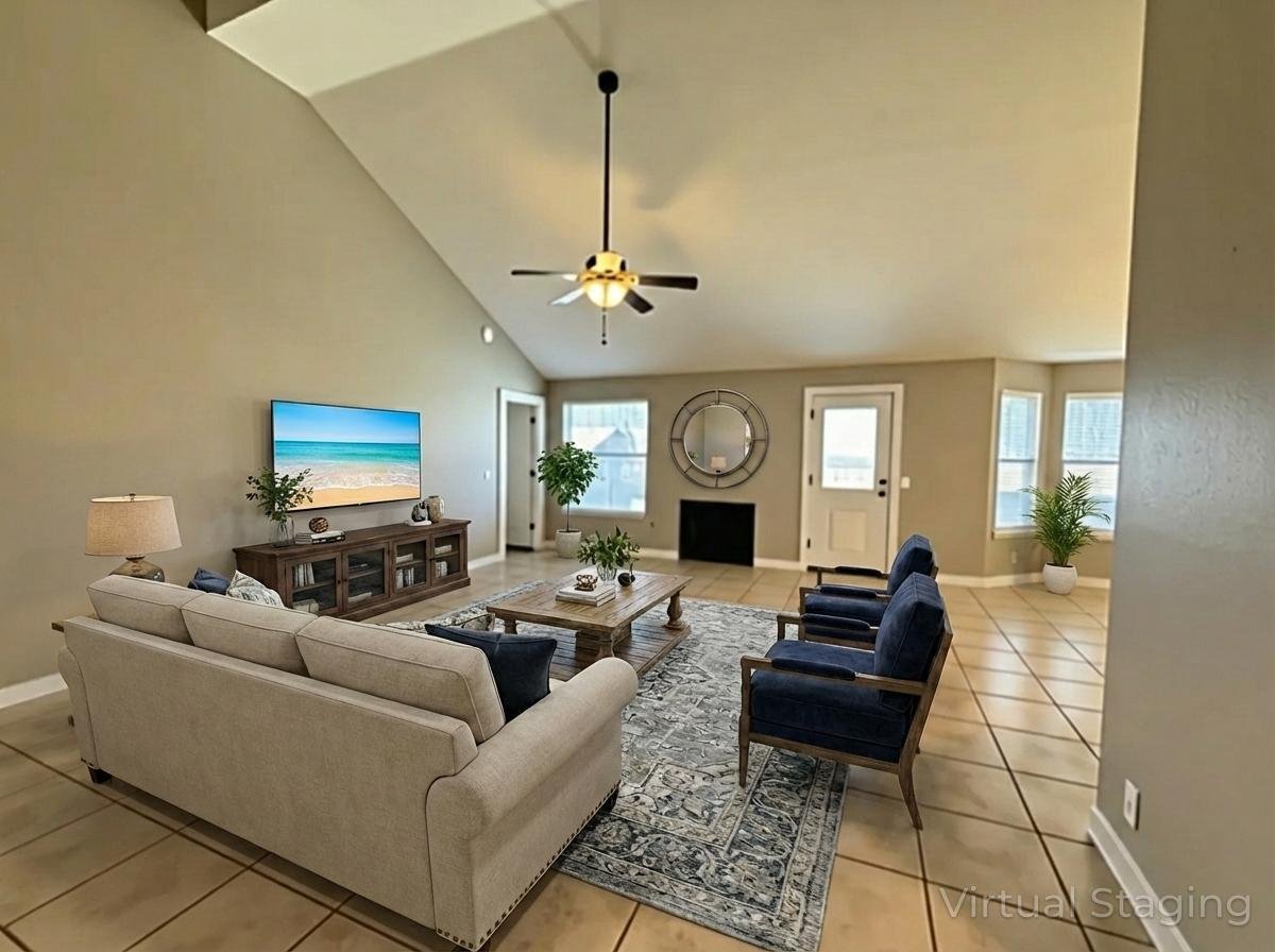 Living area at 1607 Rio Bravo Loop - 4 bed 2 bath home