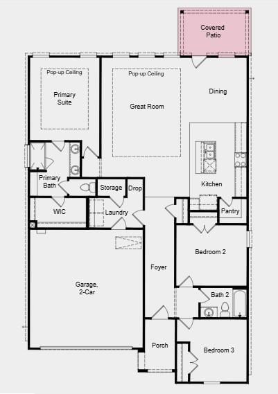Living area at 1608 Jonas Cv - 5 bed 2 bath home