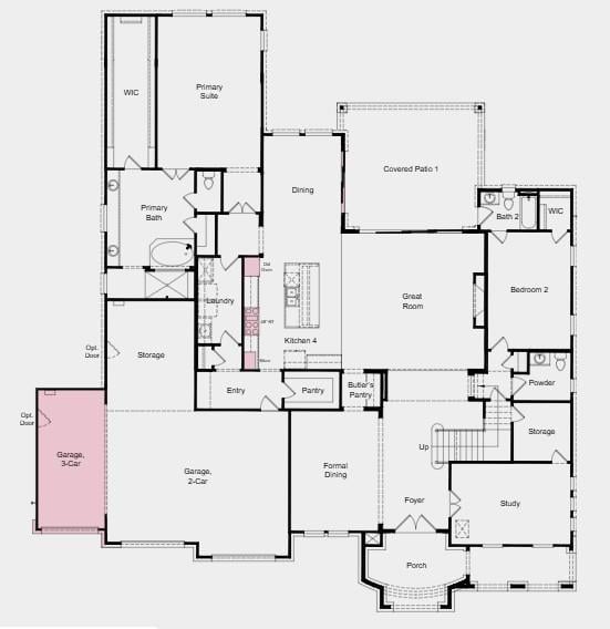 Living area at 1609 Caracalla Cv - 5 bed 5 bath home