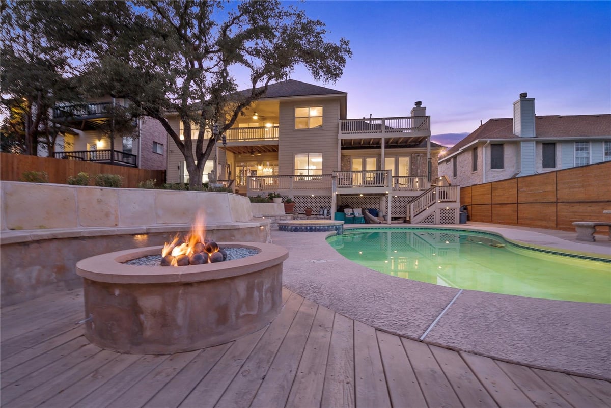 View 1609 Churchwood CV in Woods of Westlake Heights 1609 Churchwood CV - front exterior - Luxury home in Woods of Westlake Heights, Austin, TX