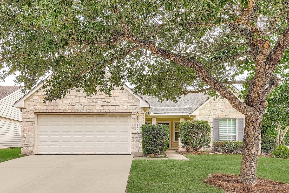 View 161 Coneflower Dr in Hometown Kyle Ph 1 161 Coneflower Dr - property photo 1 - Luxury home in Hometown Kyle Ph 1, Kyle, TX