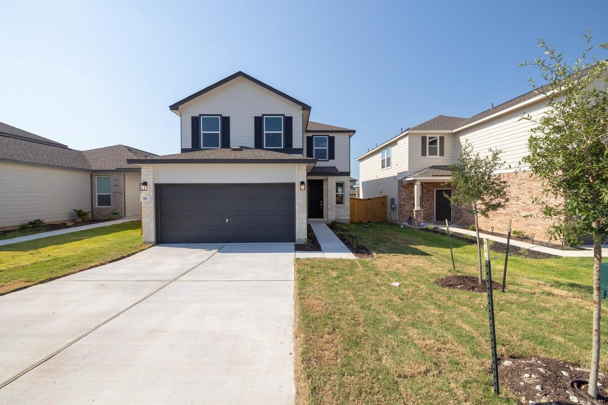 View 161 Lucky Texan Rd in Sonterra 161 Lucky Texan Rd - front exterior - Luxury home in Sonterra, Jarrell, TX