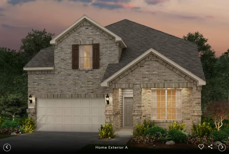 View 16100 Emma Edge Ln in Kuempel Farms 16100 Emma Edge Ln - front exterior - Luxury home in Kuempel Farms, Pflugerville, TX