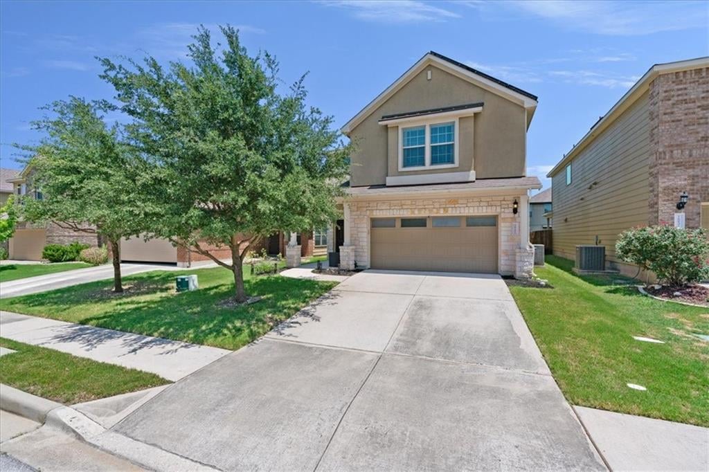View 16101 Hampton Bliss Trce in Raceway Single Family Sub Sec 16101 Hampton Bliss Trce - front exterior - Luxury home in Raceway Single Family Sub Sec, Austin, TX