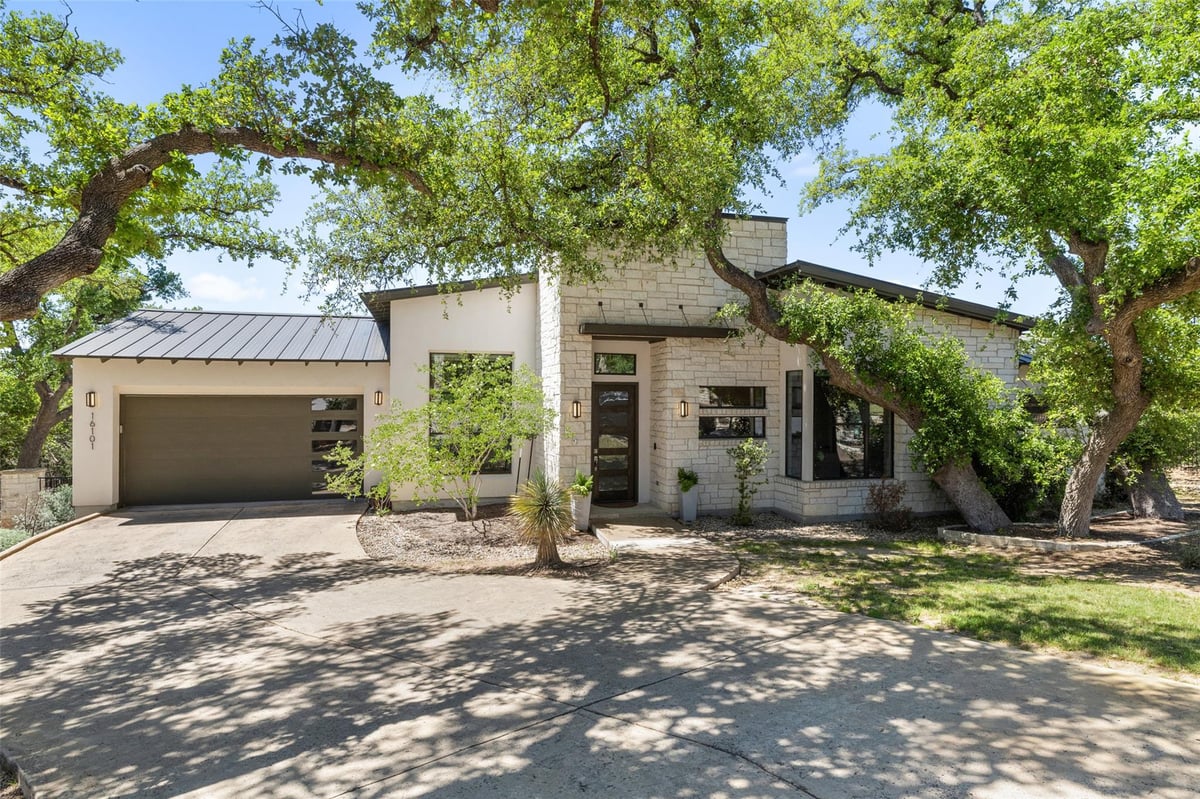 View 16101 Shady Nest CT Unit #41 in Canyonside/Falconhead West 16101 Shady Nest CT Unit #41 - front exterior - Luxury home in Canyonside/Falconhead West, Austin, TX
