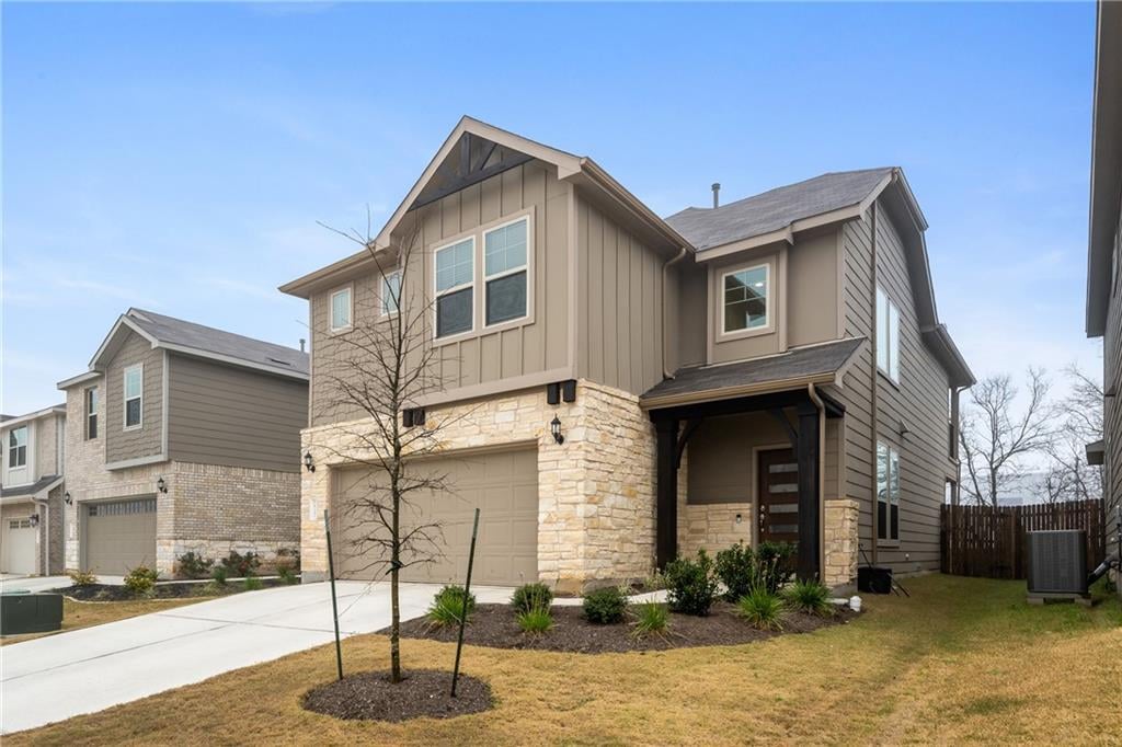 View 16101 Windroot St in Preston Park 16101 Windroot St - front exterior - Luxury home in Preston Park, Austin, TX