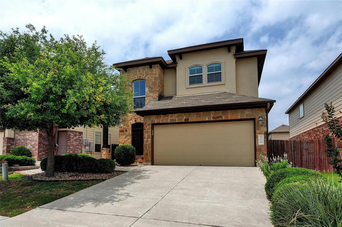 View 16116 McAloon Way in Raceway Single Family Sub Sec 16116 McAloon Way - front exterior - Luxury home in Raceway Single Family Sub Sec, Austin, TX
