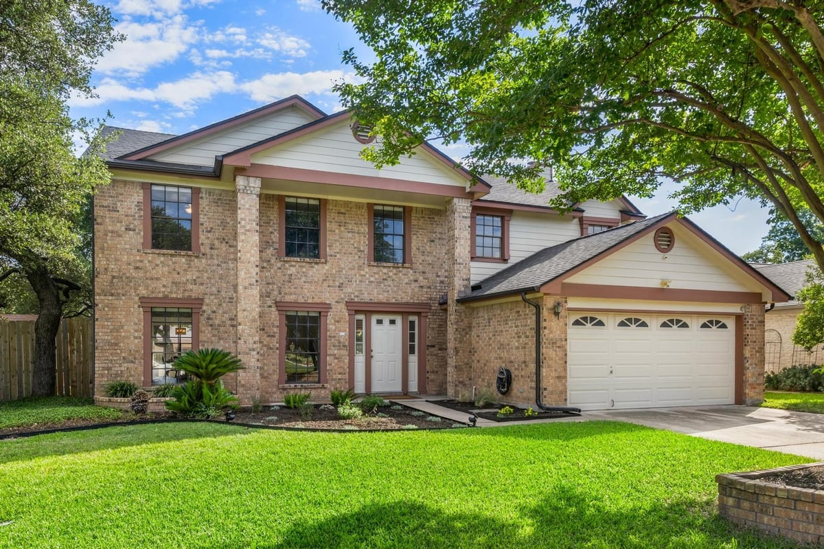 View 1612 Garnaas Dr in Gracywoods Sec 09 & 10 1612 Garnaas Dr - front exterior - Luxury home in Gracywoods Sec 09 & 10, Austin, TX