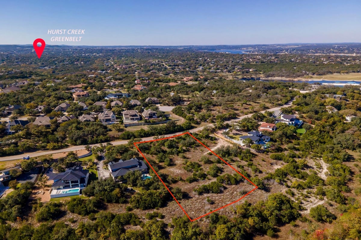 View 16126 Clara Van St in San Casciano; Creekside 16126 Clara Van St - front exterior - Luxury lot in San Casciano; Creekside, Lakeway, TX