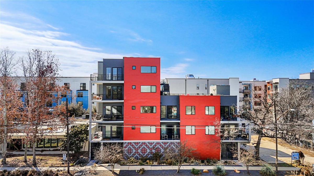 View 1615 E 7th ST Unit #208 in 1615 East 7th Condos 1615 E 7th ST Unit #208 - front exterior - Luxury home in 1615 East 7th Condos, Austin, TX