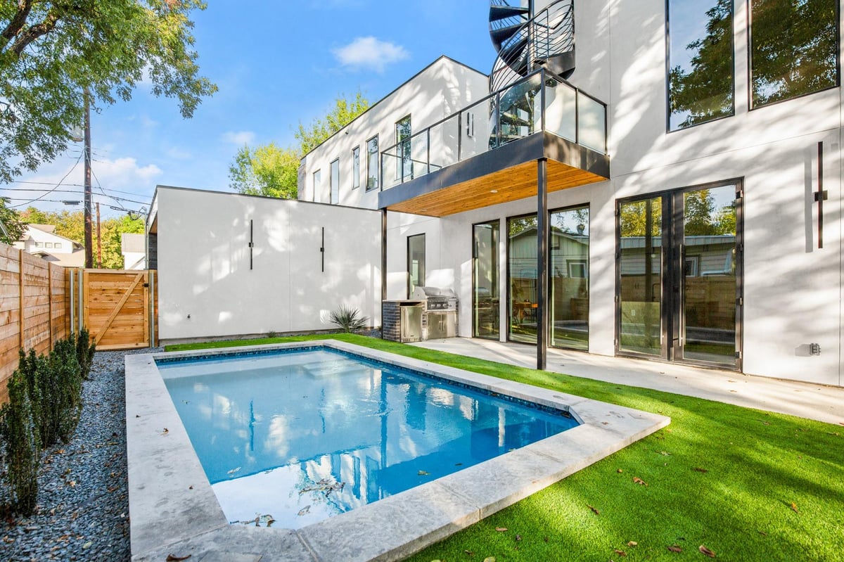 View 1615 Nash Ave in West End Add 1615 Nash Ave - front exterior - Luxury home in West End Add, Austin, TX