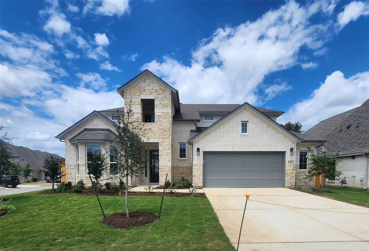 View 162 Lily Pad LN in 6 Creeks 162 Lily Pad LN - front exterior - Luxury home in 6 Creeks, Kyle, TX