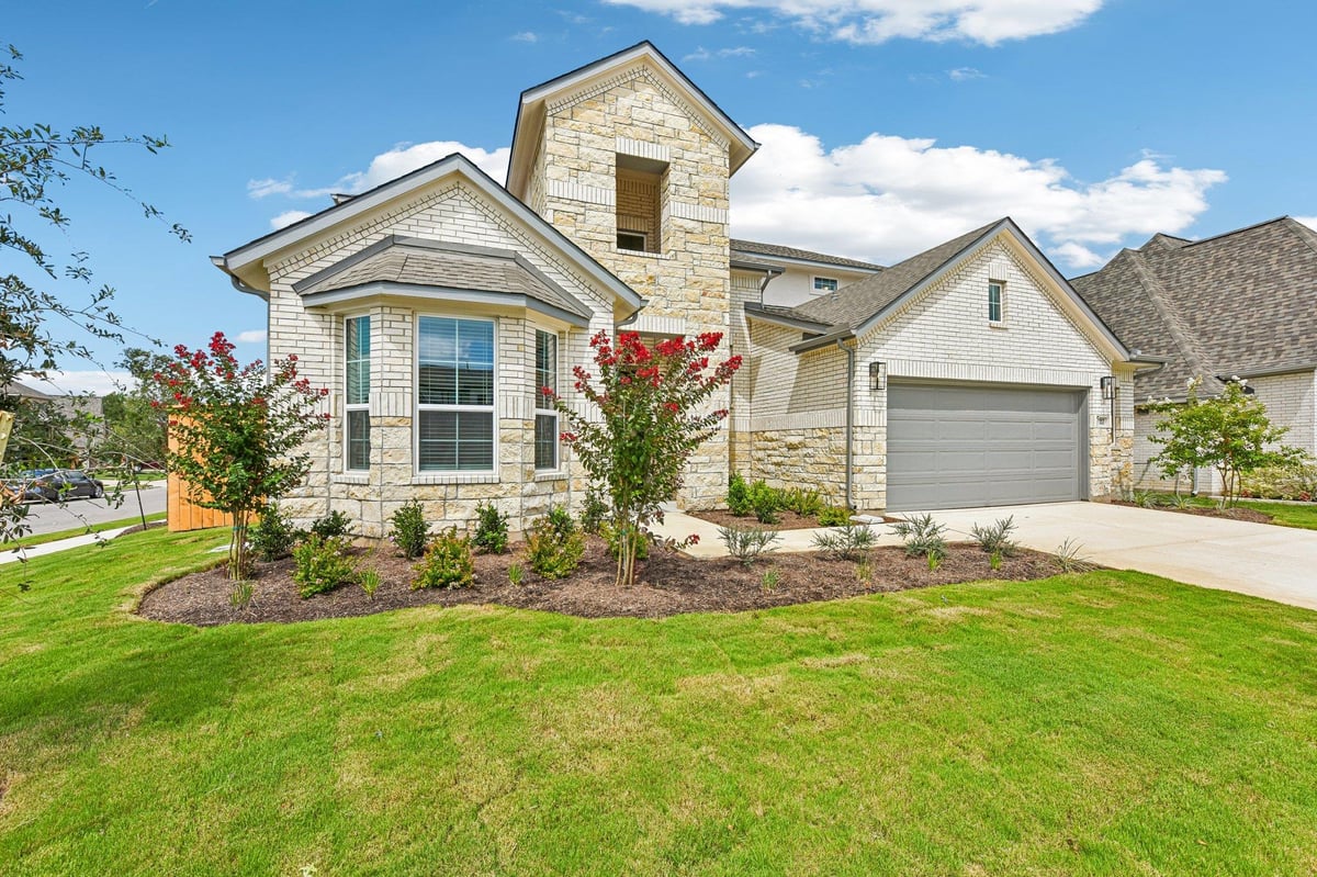 View 162 Lily Pad LN in 6 Creeks 162 Lily Pad LN - front exterior - Luxury home in 6 Creeks, Kyle, TX