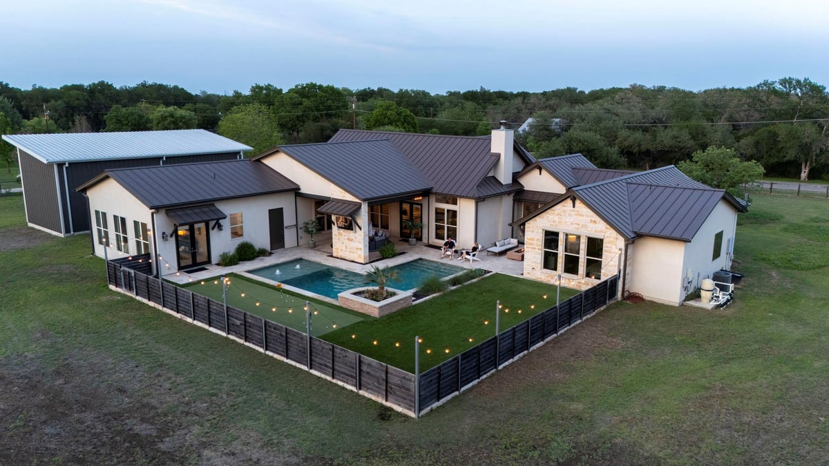 View 16202 Remuda Trl in Oxbow Trails Sec 1 16202 Remuda Trl - front exterior - Luxury home in Oxbow Trails Sec 1, Buda, TX