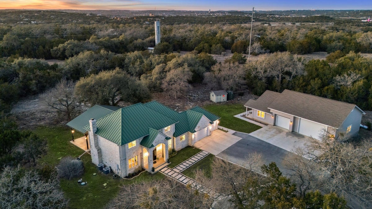 View 16206 Sweetwood Trl in Goldenwood Sec Ii 16206 Sweetwood Trl - front exterior - Luxury home in Goldenwood Sec Ii, Austin, TX