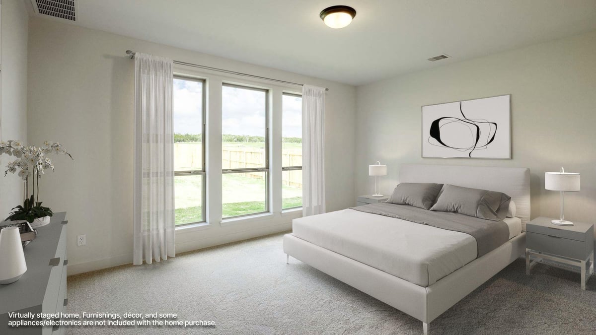 Primary bedroom at 163 Covered Bridge Trl - 4 bed 3 bath home