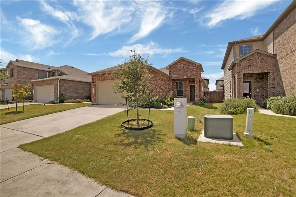 View 16312 Copper Ellis Trce in Raceway Single Family Sub Sec 16312 Copper Ellis Trce - front exterior - Luxury home in Raceway Single Family Sub Sec, Austin, TX