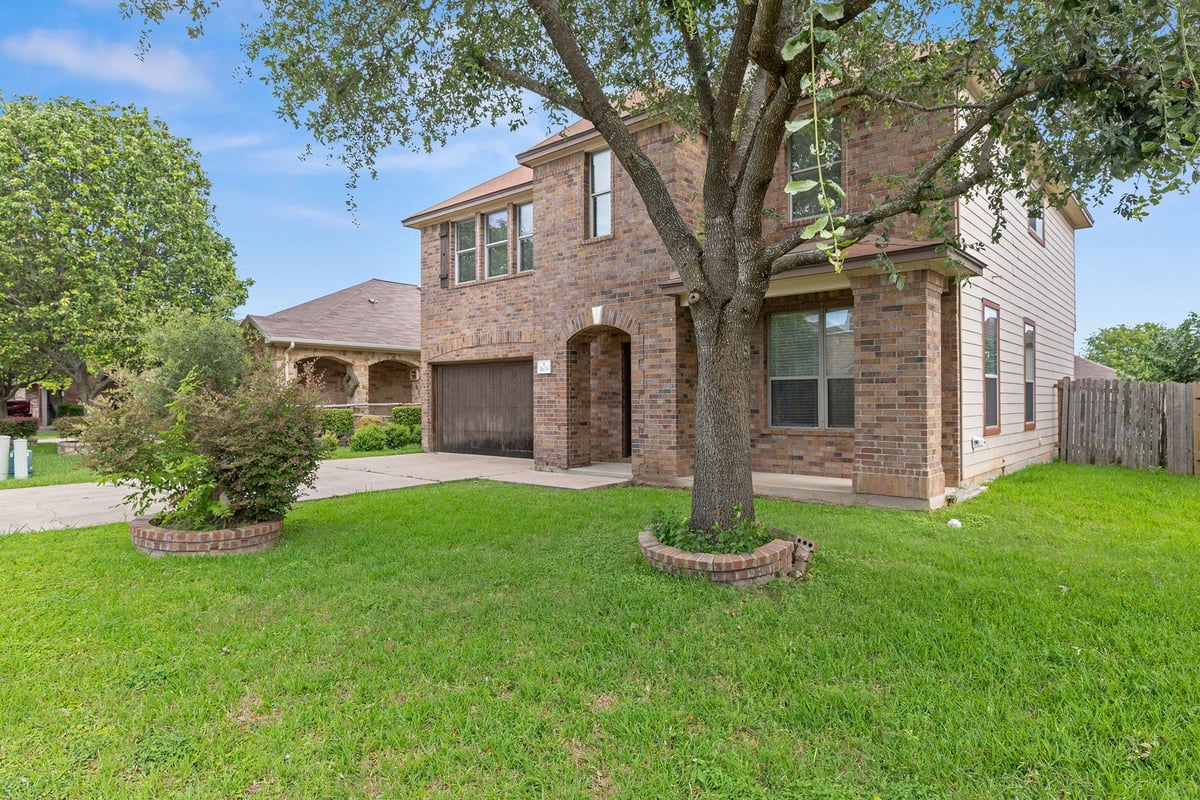 View 1635 Bayland ST in Chisholm Crossing 1635 Bayland ST - front exterior - Luxury home in Chisholm Crossing, Round Rock, TX