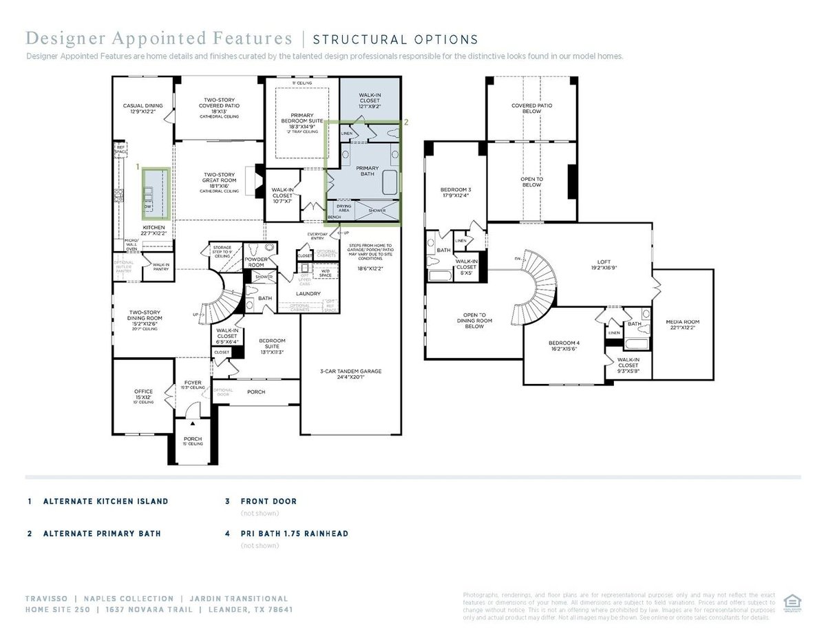 Primary bedroom at 1637 Novara Trl - 4 bed 4 bath home