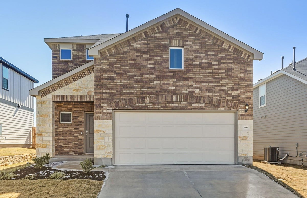 View 164 Golden Bell Way in Sunfield 164 Golden Bell Way - front exterior - Luxury home in Sunfield, Buda, TX