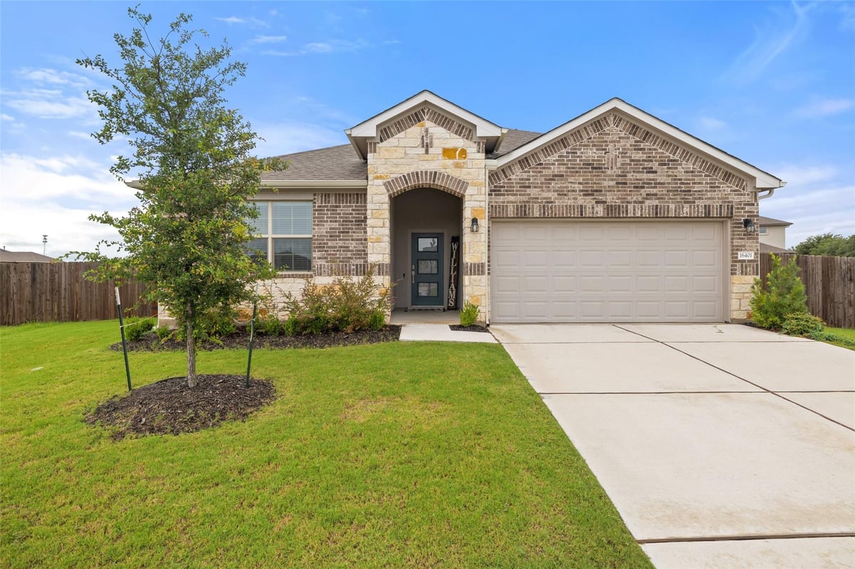 View 16401 Coratina DR in Sorento Ph 7 16401 Coratina DR - front exterior - Luxury home in Sorento Ph 7, Pflugerville, TX