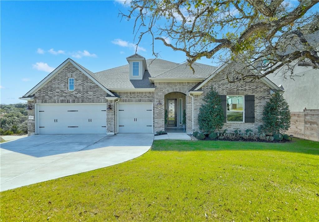 View 16401 Coursier DR in Provence Ph I Sec I 16401 Coursier DR - front exterior - Luxury home in Provence Ph I Sec I, Austin, TX