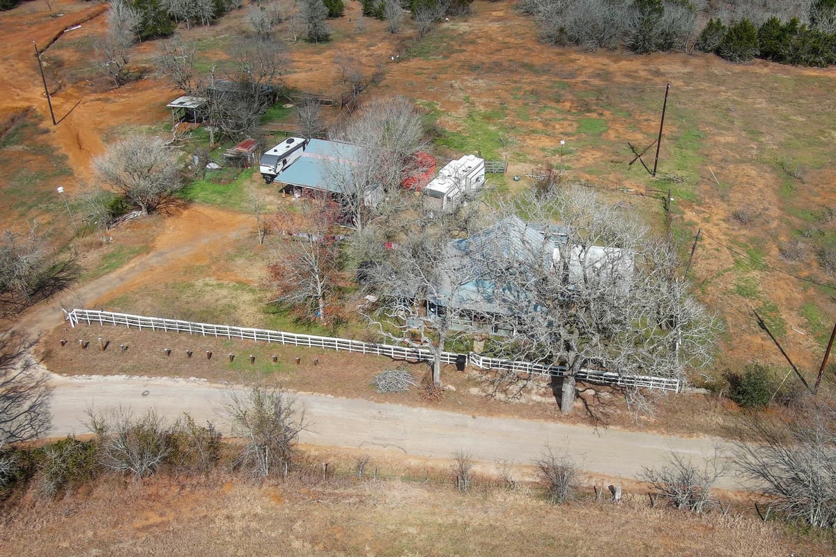 View 1648 Jeddo Rd in Wood, Mandred 1648 Jeddo Rd - front exterior - Luxury home in Wood, Mandred, Rosanky, TX