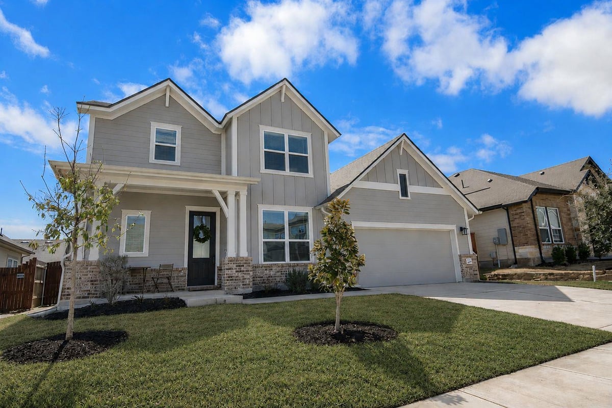 View 166 Twistleaf DR in Sunfield Ph Four Sec Three A 166 Twistleaf DR - front exterior - Luxury home in Sunfield Ph Four Sec Three A, Buda, TX