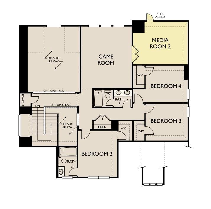 Primary bedroom at 16600 Moineau Dr - 5 bed 4 bath home
