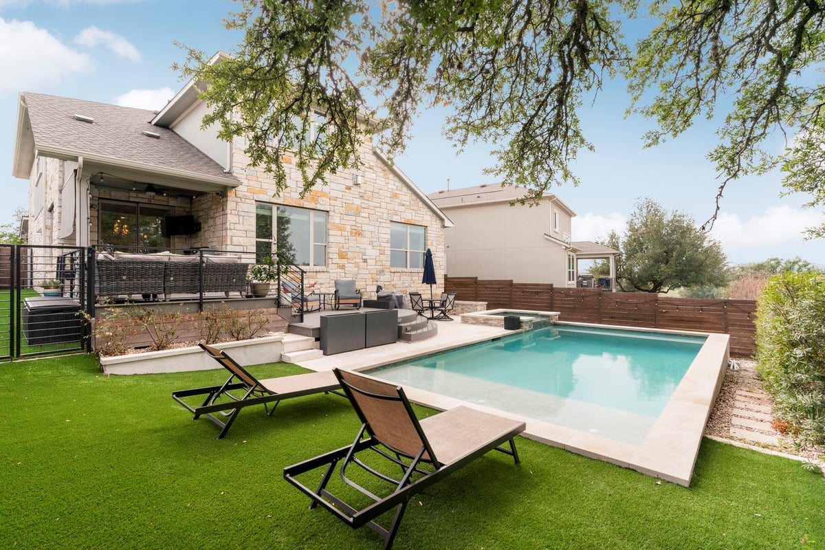 View 16628 Chevalin St in Provence 16628 Chevalin St - front exterior - Luxury home in Provence, Austin, TX
